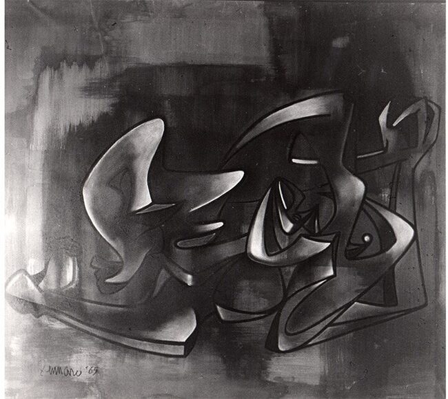 Senza titolo, 1965 — dipinto di Giorgio Zennaro